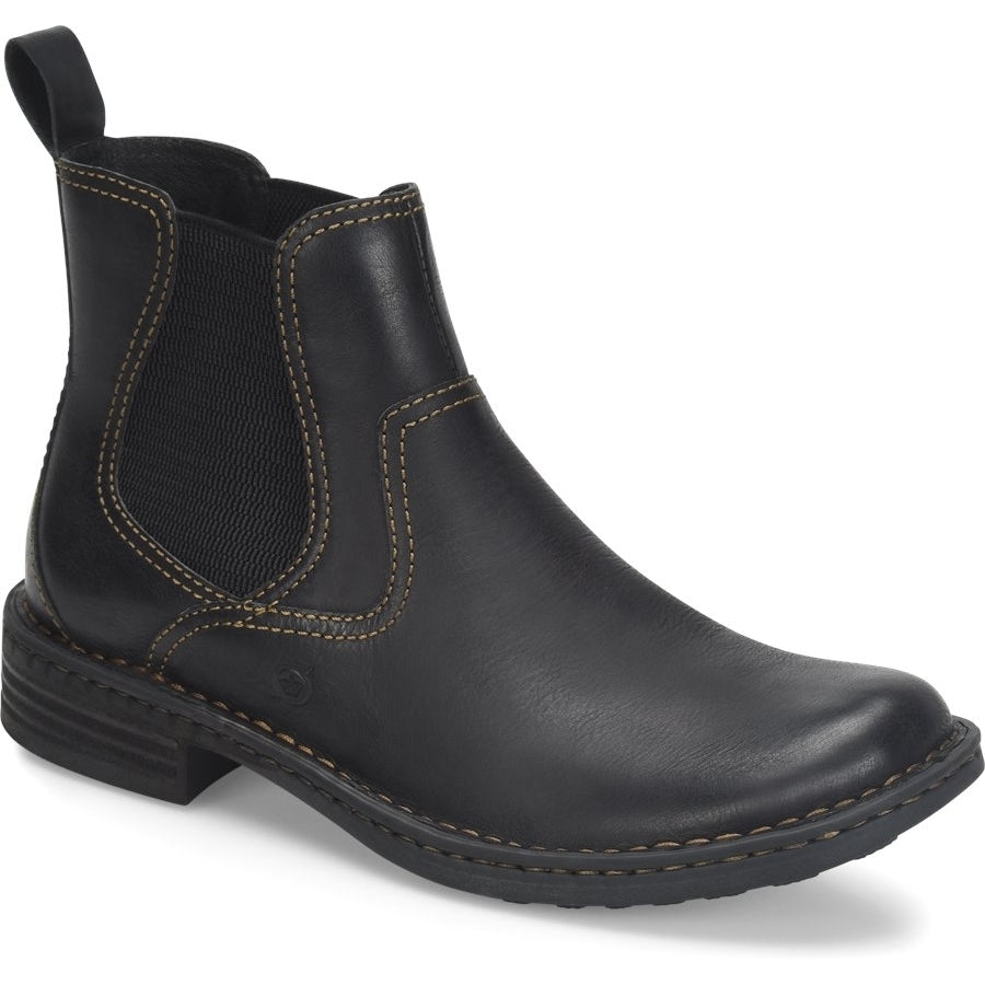 Born Men's Hemlock Boot Black Full Grain Leather - H32603  BLACK F/G Image 1