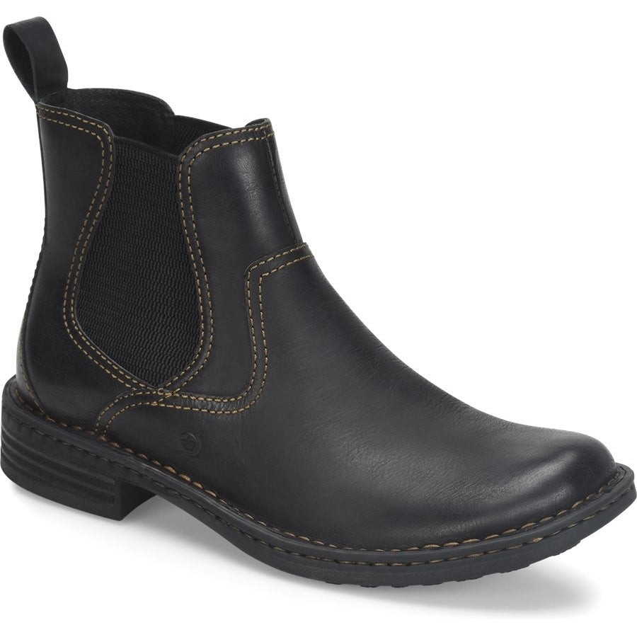 Born Mens Hemlock Boot Black Full Grain Leather - H32603 BLACK F/G Image 1