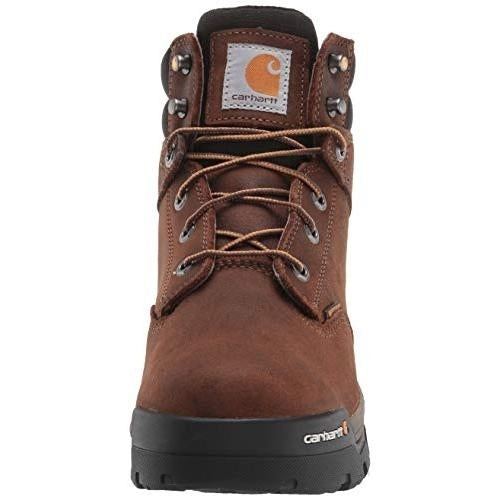 Carhartt Mens Ground Force 6" Waterproof Comp Toe Boot Cme6347 Construction BISON BROWN OIL TAN Image 4