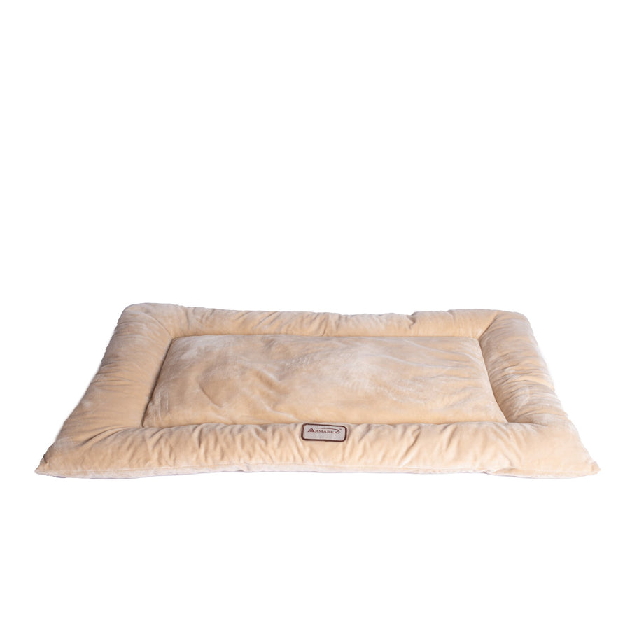 Armarkat Model M01CMH-L Large Pet Bed Mat with Poly Fill Cushion in Beige Image 1