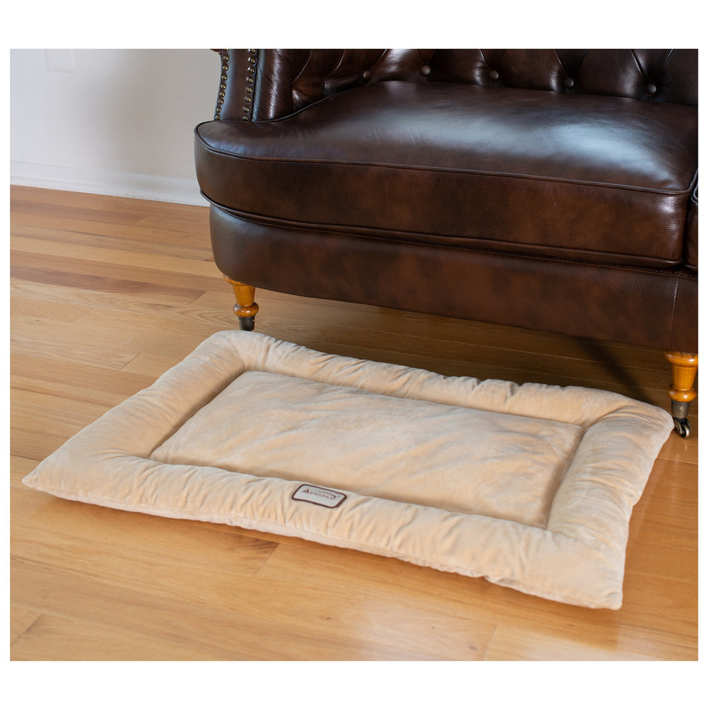 Armarkat Model M01CMH-M Medium Pet Bed Mat with Poly Fill Cushion in Beige Image 2