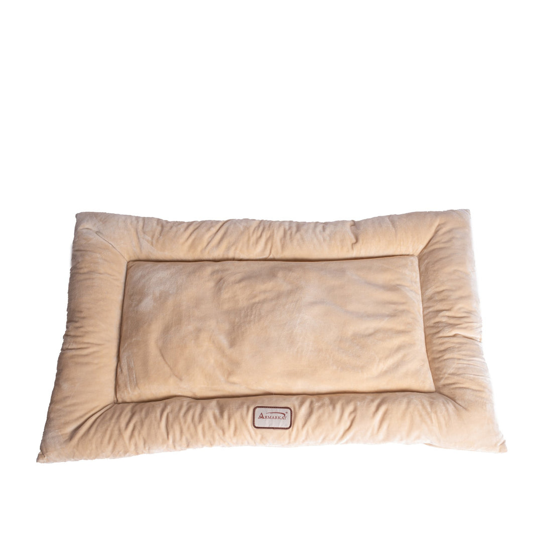 Armarkat Model M01CMH-M Medium Pet Bed Mat with Poly Fill Cushion in Beige Image 4