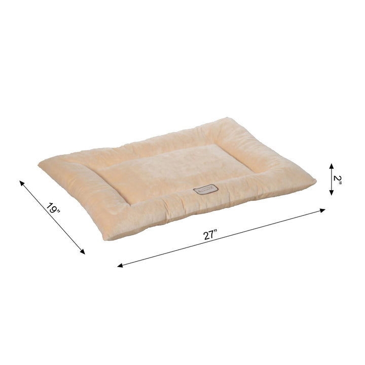 Armarkat Model M01CMH-M Medium Pet Bed Mat with Poly Fill Cushion in Beige Image 4