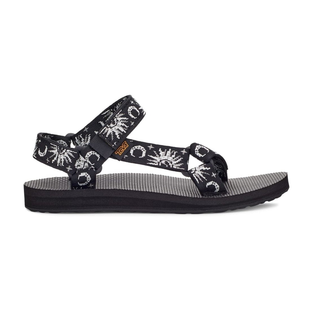 Teva Womens Original Universal Sandal Sun and Moon Black/White - 1003987-SAMBW Large SUN AND MOON BLACK/ WHITE Image 1