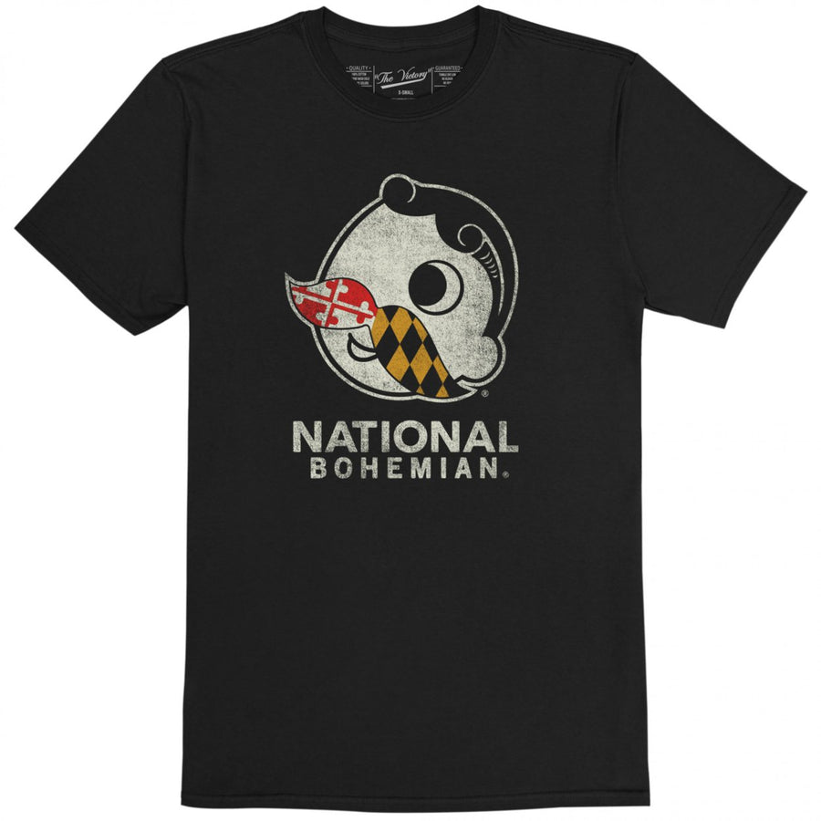 National Bohemian Beer Logo T-Shirt Image 1