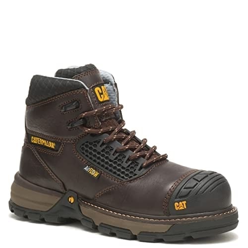 Cat Footwear Mens Excavator Superlite Cool Composite Toe Construction Boot DARK BROWN Image 3