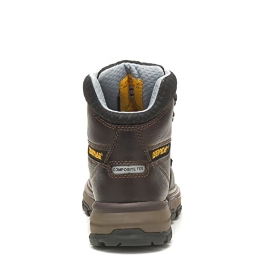 Cat Footwear Mens Excavator Superlite Cool Composite Toe Construction Boot DARK BROWN Image 4