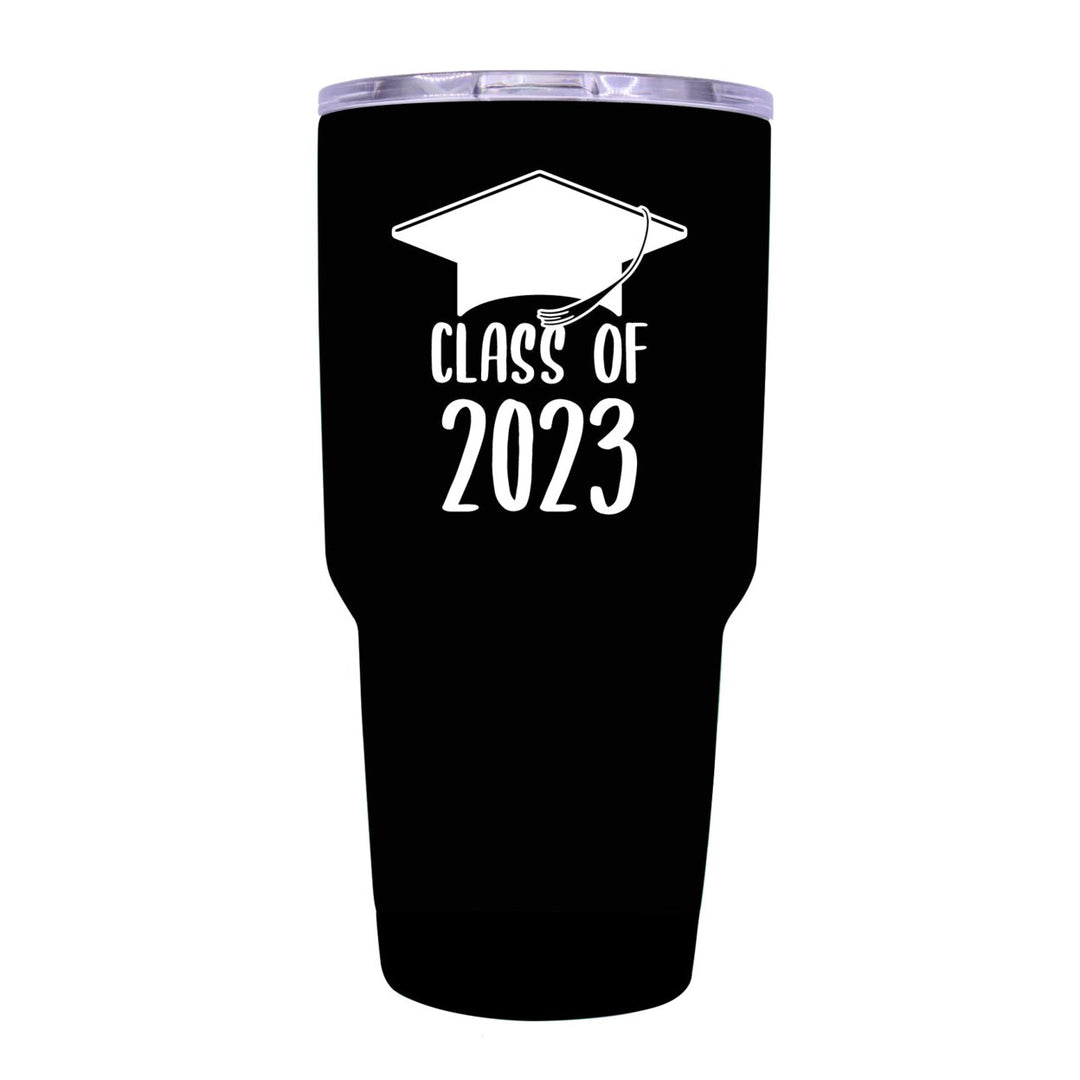 Class of 2023 Graduation 24 oz Insulated Stainless Steel Tumbler Navy Image 1