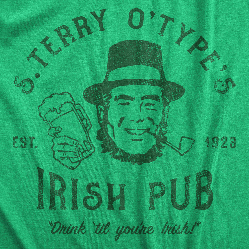 Womans S Terry OTypes Irish Pub Funny T Shirt St Patricks Novelty Tee For Ladies Image 2