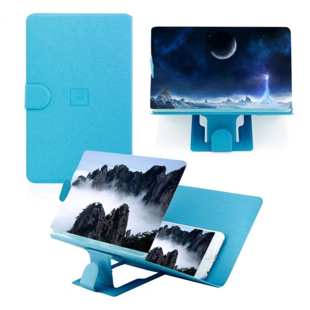 Foldable Phone Screen Magnifier Portable with Non-slip Stand Eye Protection 19.2cm Image 2