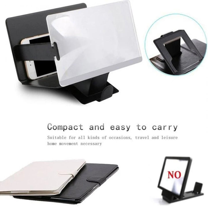 Foldable Phone Screen Magnifier Portable with Non-slip Stand Eye Protection 19.2cm Image 4