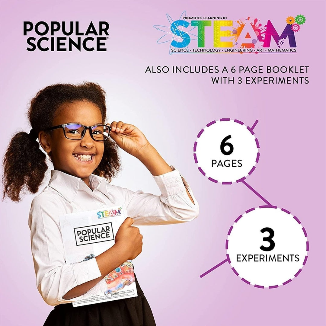 Popular Science Crystal Science Kit STEAM Educational Learning Experiment WOW Stuff Image 4