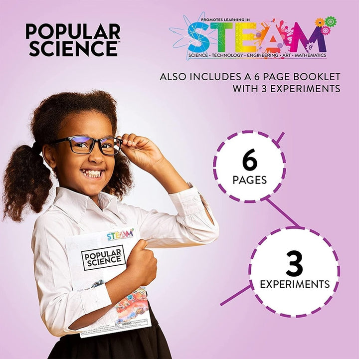 Popular Science Crystal Science Kit STEAM Educational Learning Experiment WOW Stuff Image 4