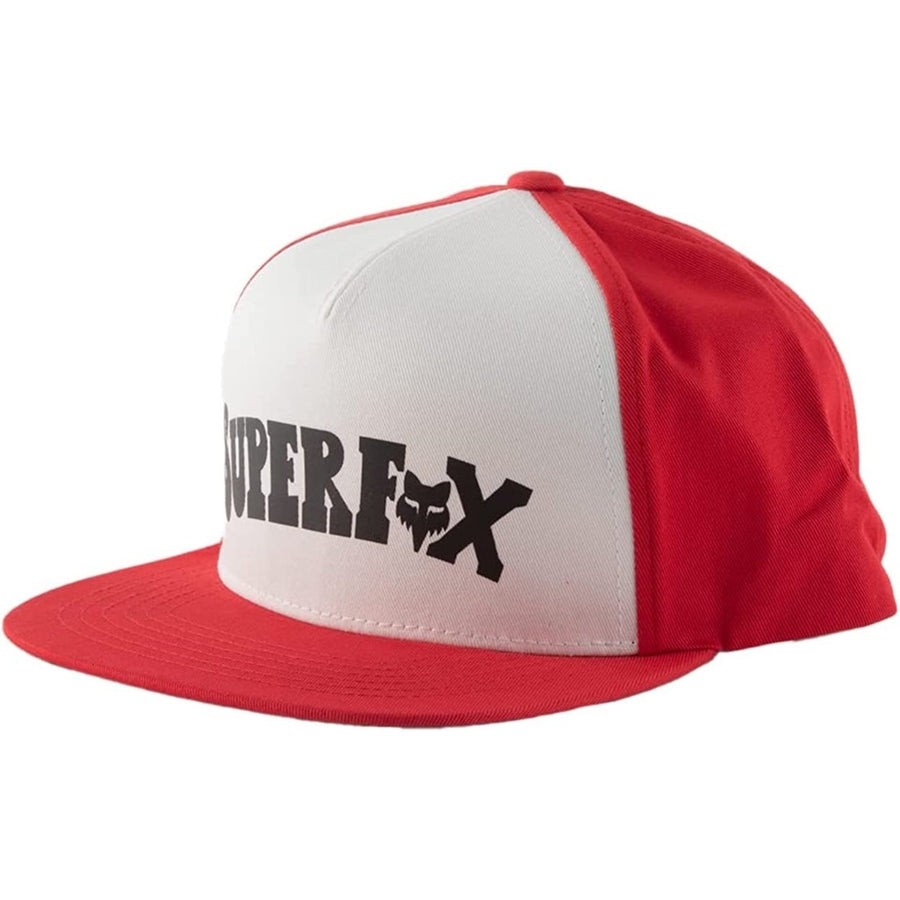 Fox Super Trik Snapback Hat Red Adjustable Cap FOXR SUPR TRIK SB HAT FLM RED Image 1