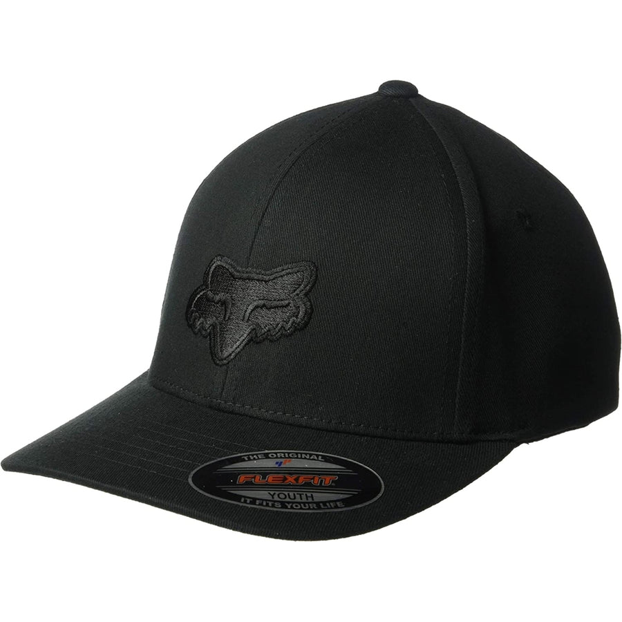 Fox Racing boys Flat Baseball CapBlack/BlackMedium US Medium BLK/BLK Image 1