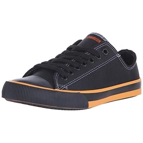 Harley-Davidson Women's Zia Vulcanized Shoe  BLACK/ORANGE Image 1