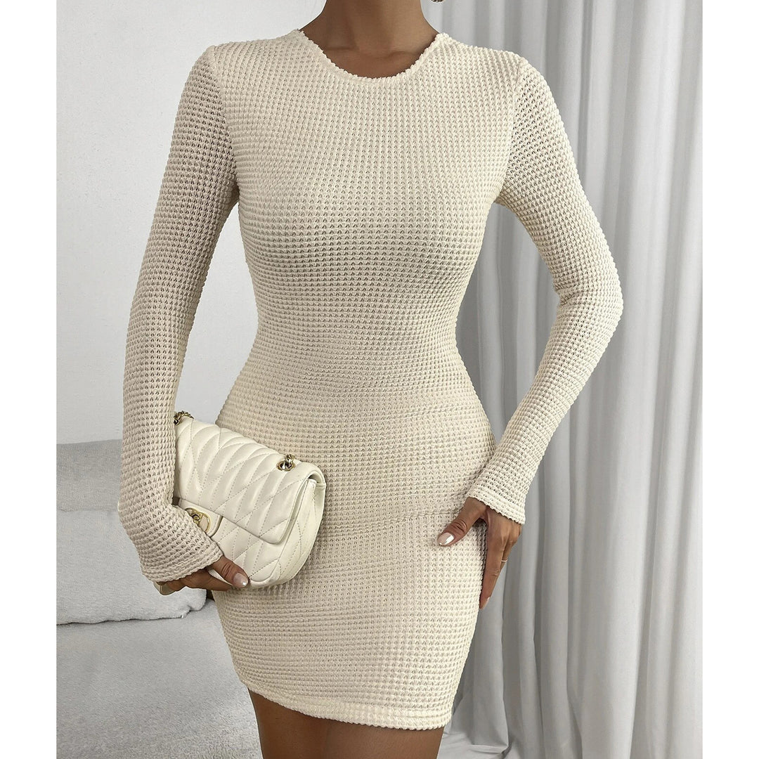 Tied Backless Bodycon Dress Image 4