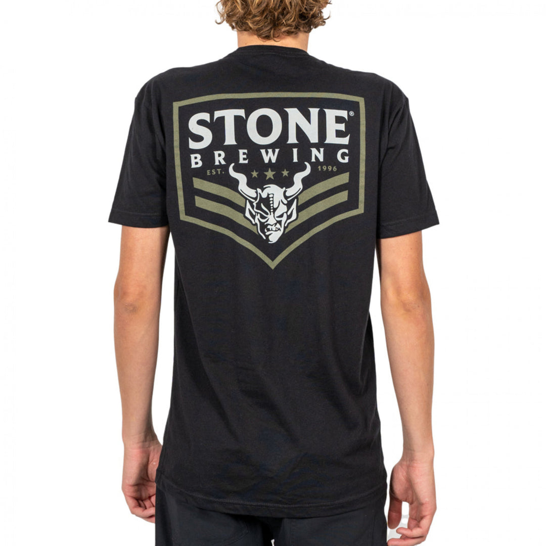 Stone Brewing Insignia Front and Back T-Shirt Image 1