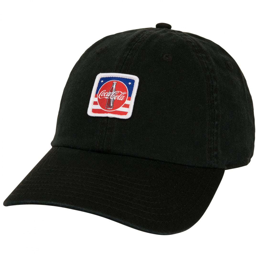 Coca-Cola Patriotic Patch Adjustable Hat Image 1