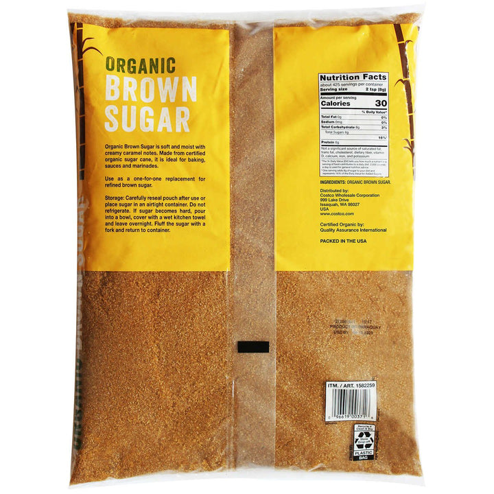 Wholesome Sweeteners Organic Brown Sugar 7.5 Pounds Image 2