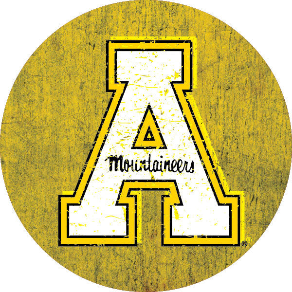 Appalachian State Mountaineers NCAA 4 Inch Round Decal Sticker Image 1