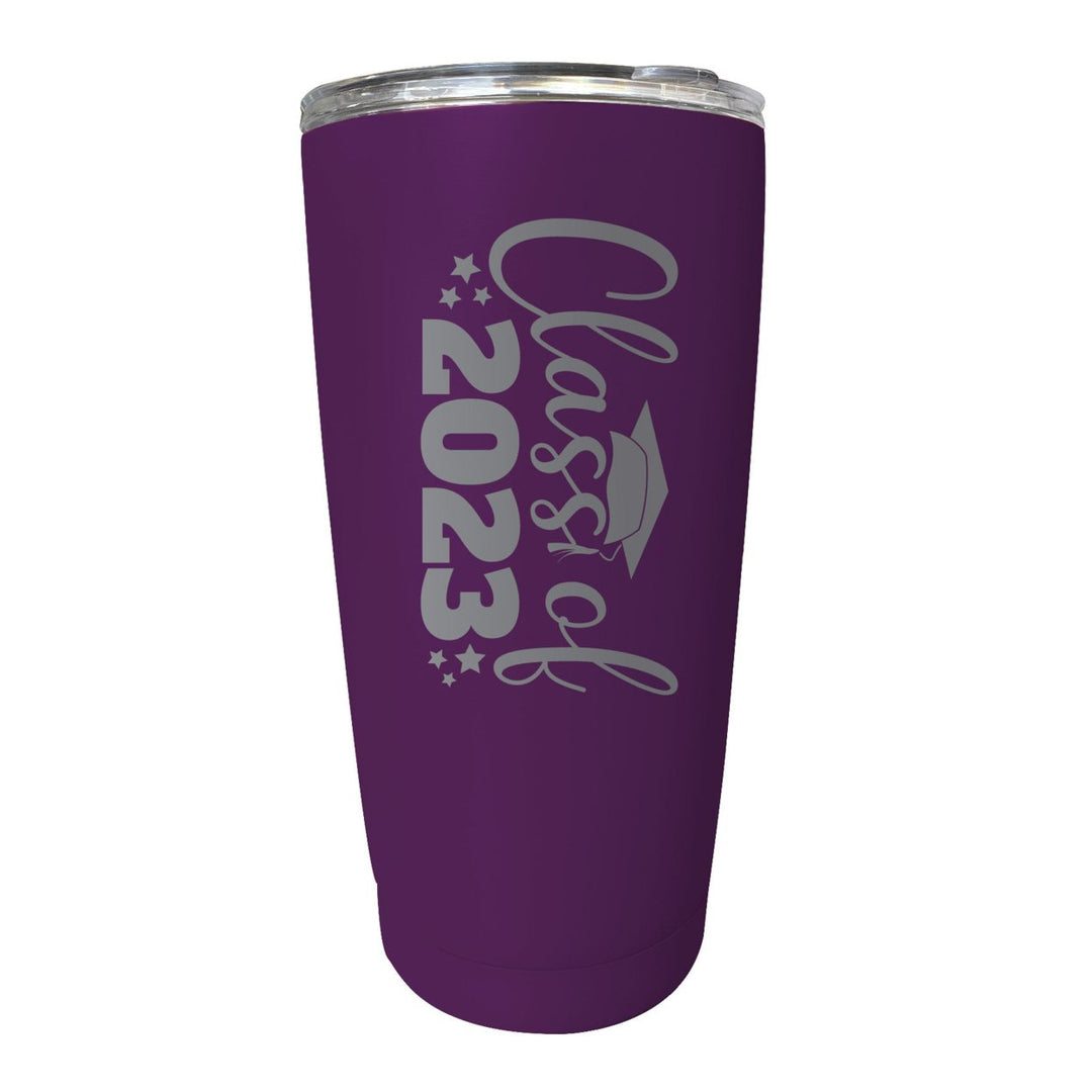 Class of 2023 Graduation 16 oz Engraved Stainless Steel Insulated Tumbler Colors Image 7