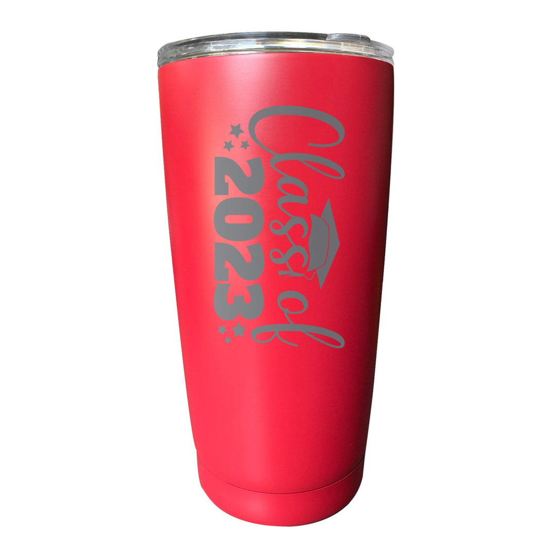 Class of 2023 Graduation 16 oz Engraved Stainless Steel Insulated Tumbler Colors Image 1