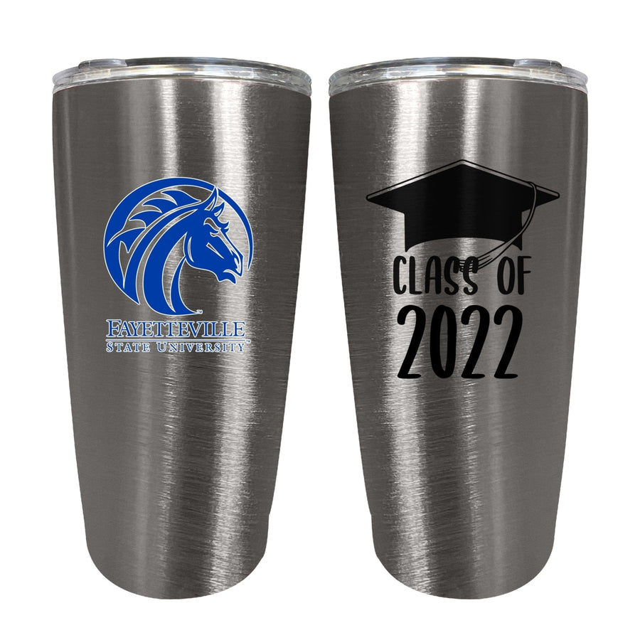 Fayettville State University 16 OZ Insulated Stainless Steel Grad Tumbler Image 1