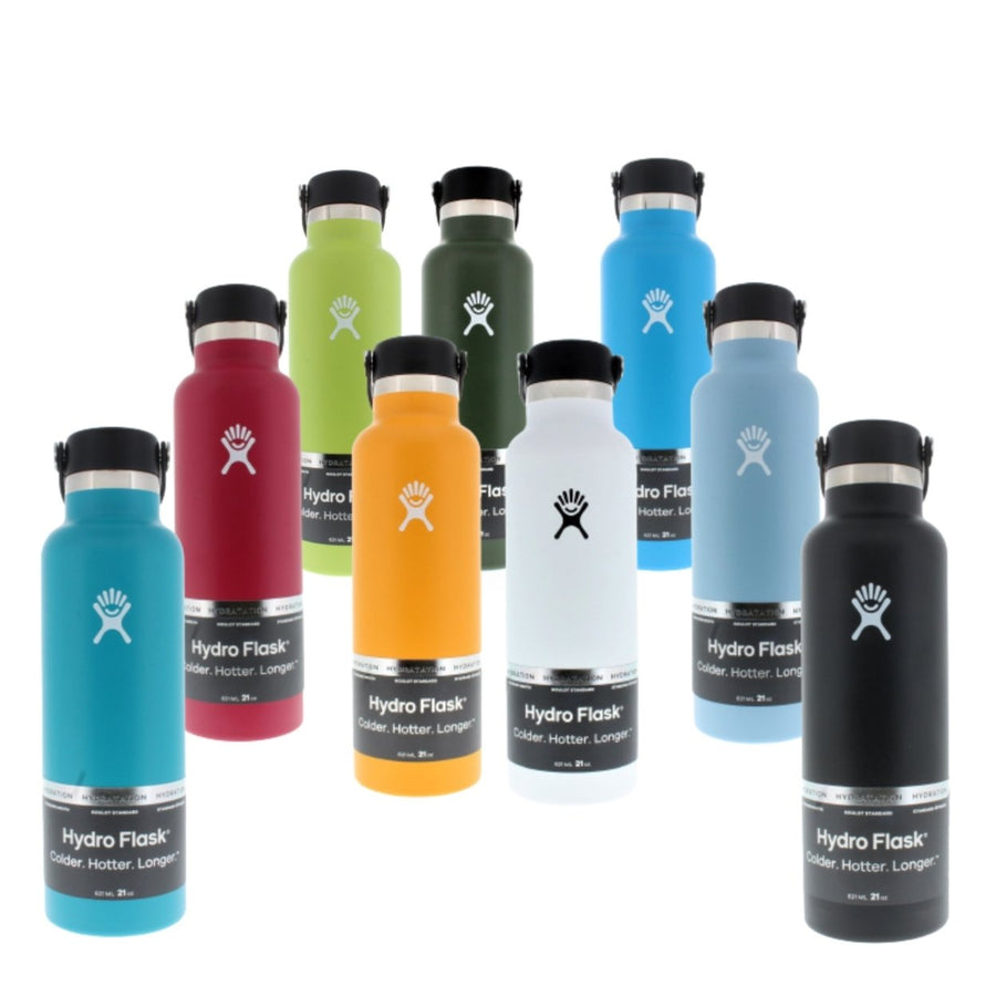 Hydro Flask Standard Mouth Water Bottle with Flex Cap 21oz/621ml Image 1