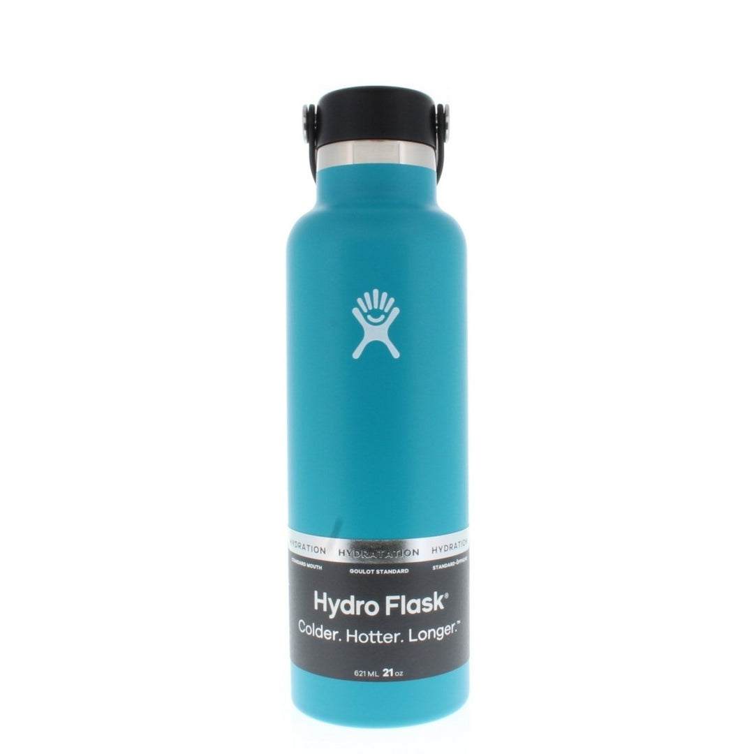 Hydro Flask 21oz Standard Mouth Water Bottle Stainless Steel Insulated Flex Cap Image 4