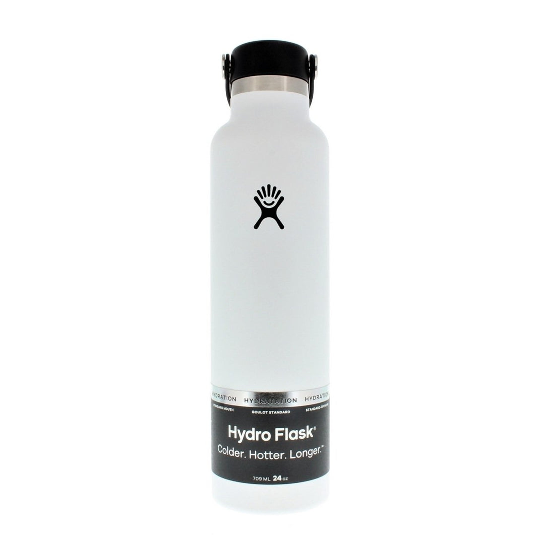 Hydro Flask 24oz Standard Mouth Water Bottle Stainless Steel Flex Cap Insulated Image 7