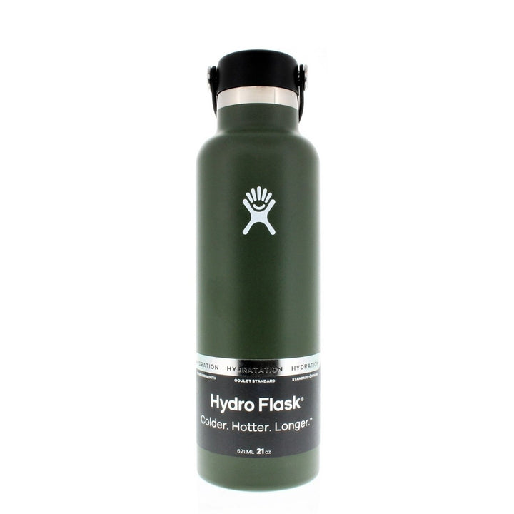 Hydro Flask 21oz Standard Mouth Water Bottle Stainless Steel Insulated Flex Cap Image 1