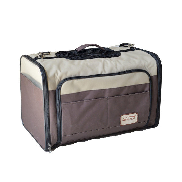 Armarkat Pet CarrierBeige and ChocolatePC102R Image 4