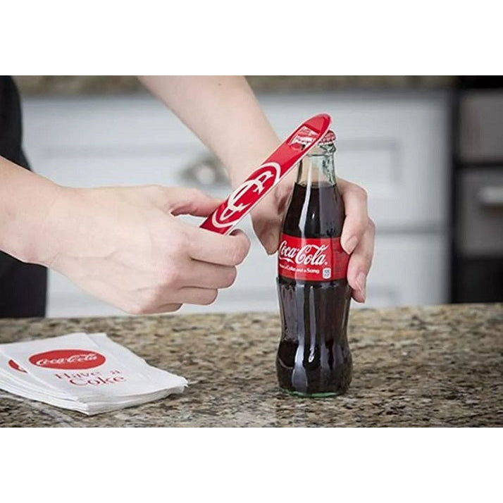 Tablecraft Coca-Cola Classic Logo Flat Bottle Opener Red Image 3