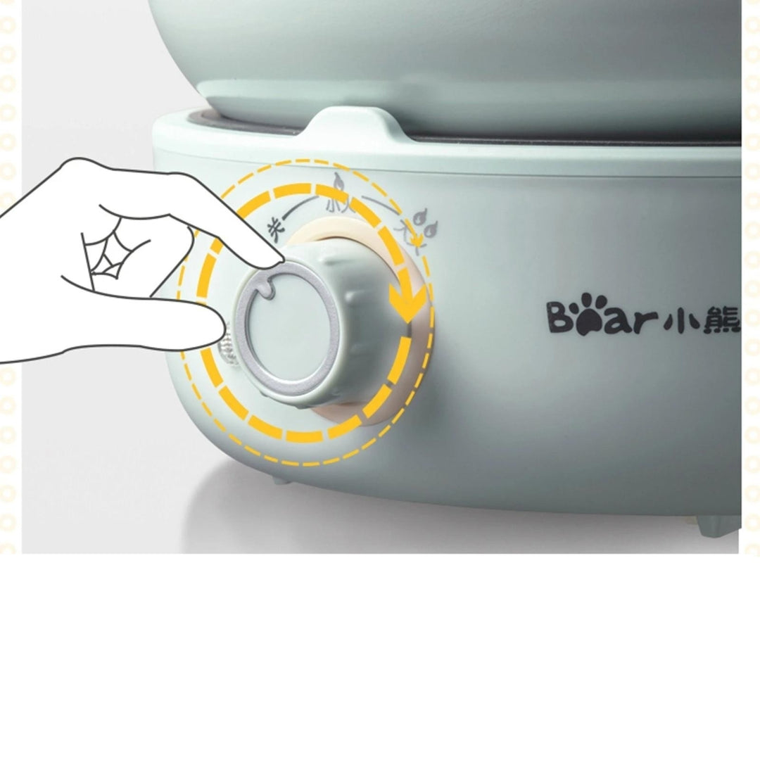 2.5L Electric Hot Pot Electric Cooker Skillet Non-Stick Rapid Noodles Cooker with Lid 220V Image 3