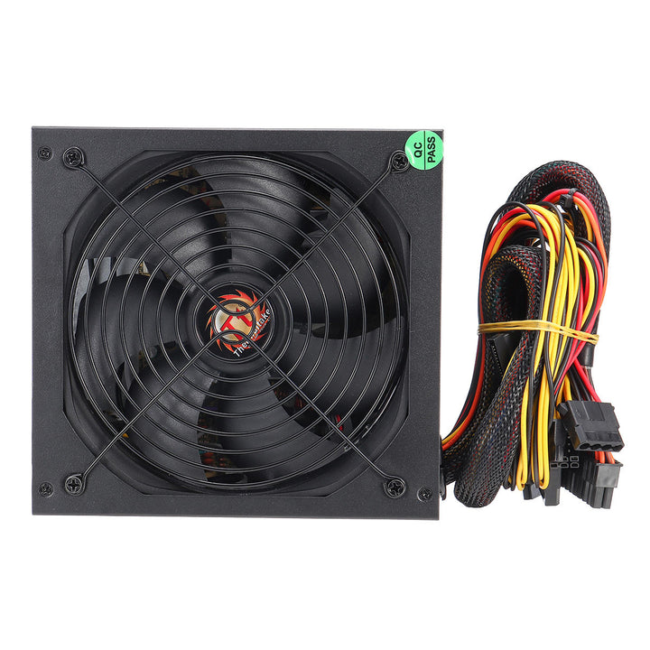 650W PC Computer Power Supply Module Unit 24Pin SATA Quiet Green LED Cooling Fan 14cm 110~220V Image 2