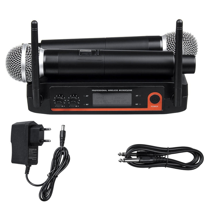 Dynamic Coil Wireless Handheld Microphone System for Kraoke Speech Party 220V Image 12