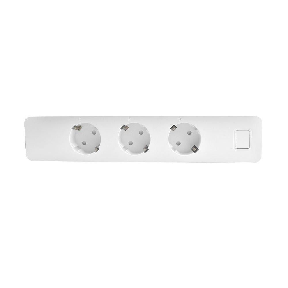 Smart WIFI Power Strip EU Standard with 3 Plug and 2 USB Port Compatible Amazon Alexa Google 220V Image 2