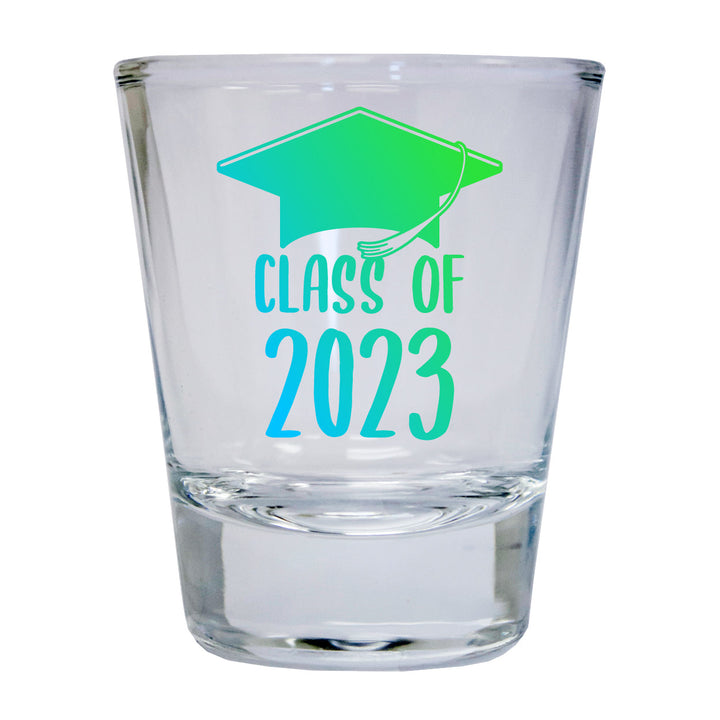 Class of 2023 Grad 2 Ounce Round Shot Glass Image 4