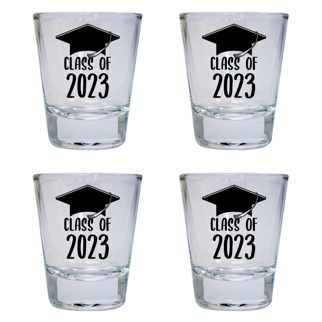 Class of 2023 Grad 2 Ounce Round Shot Glass Image 6