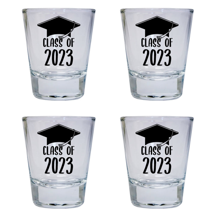 Class of 2023 Grad 2 Ounce Round Shot Glass Image 6