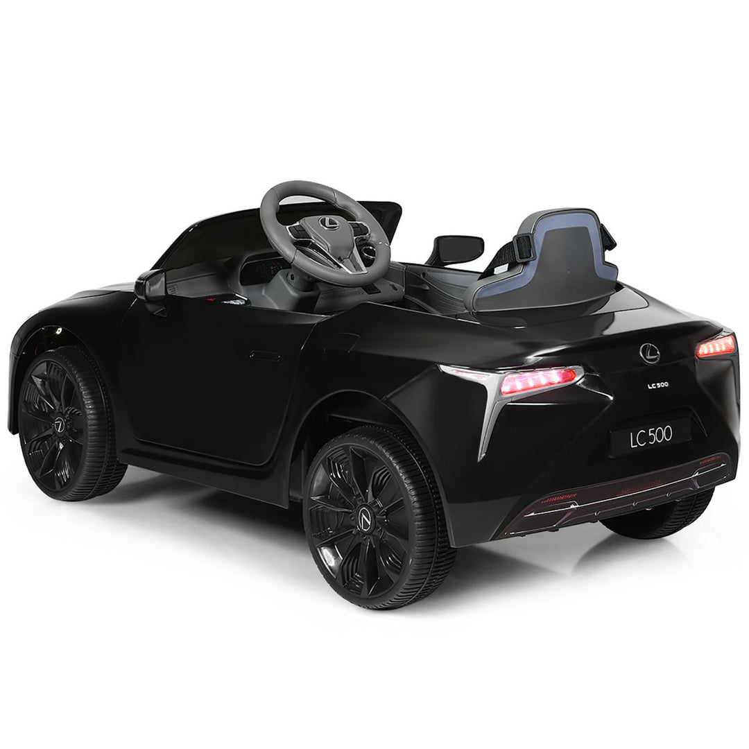 12V Kids Ride on Car Lexus LC500 Licensed Remote Control Electric Vehicle Black Image 4