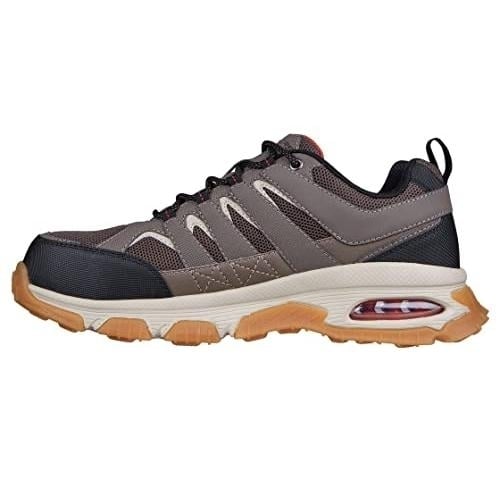 SKECHERS WORK Mens Skech-Air Envoy ST - Arcket Steel Toe Work Shoe Taupe/Black - 200140-TPBK ONE SIZE TPBK Image 4