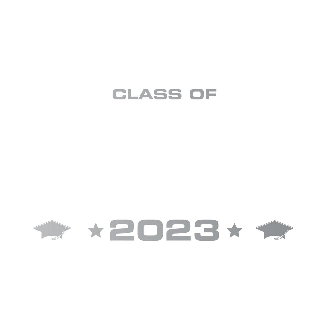 Class of 2023 Senior Graduation License Plate Frame Image 1