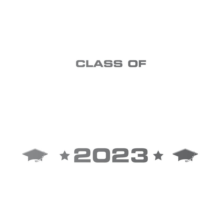 Class of 2023 Senior Graduation License Plate Frame Image 3