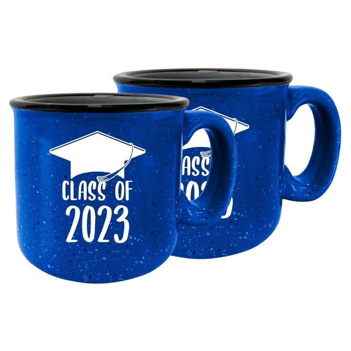 Class of 2023 Grad Speckled Ceramic Camper Coffee Mug 16oz Image 3