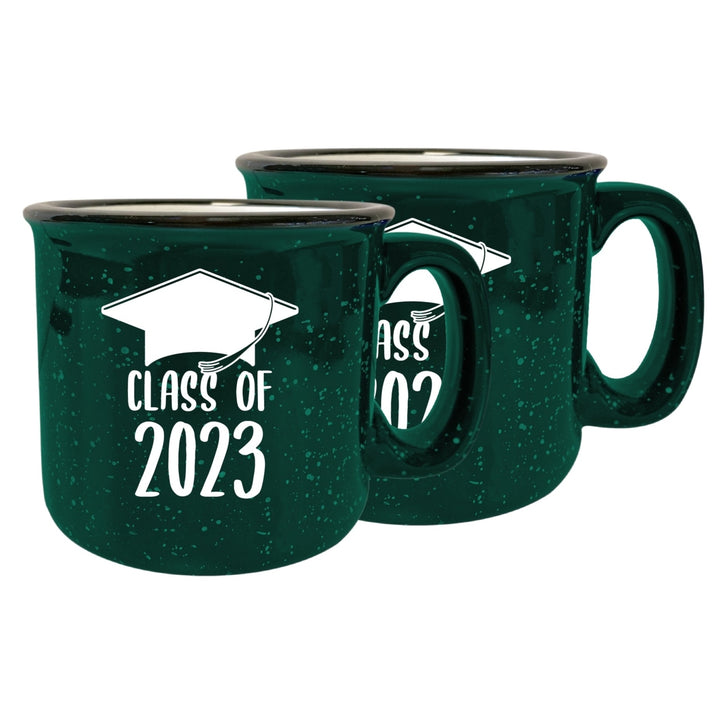 Class of 2023 Grad Speckled Ceramic Camper Coffee Mug 16oz Image 4