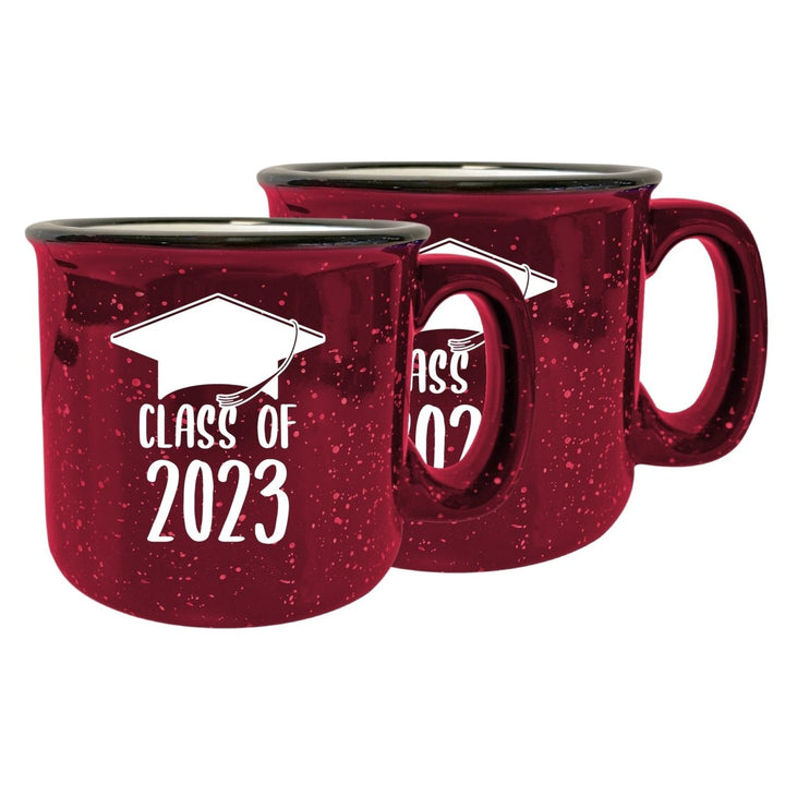 Class of 2023 Grad Speckled Ceramic Camper Coffee Mug 16oz Image 6