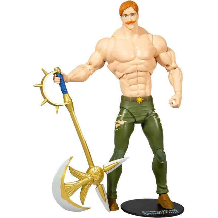 Escanor The Seven Deadly Sins Axe Anime Moving Parts Action Figure McFarlane Toys Image 1