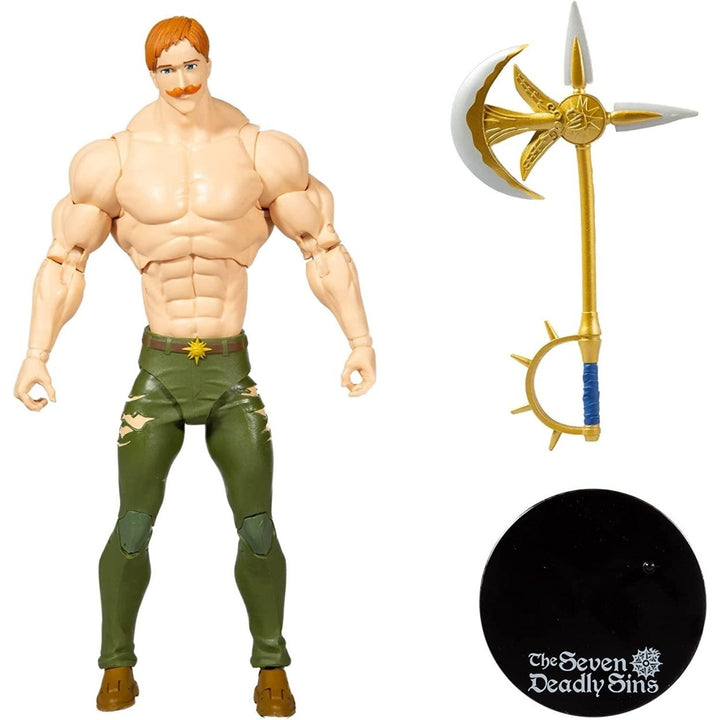 Escanor The Seven Deadly Sins Axe Anime Moving Parts Action Figure McFarlane Toys Image 3